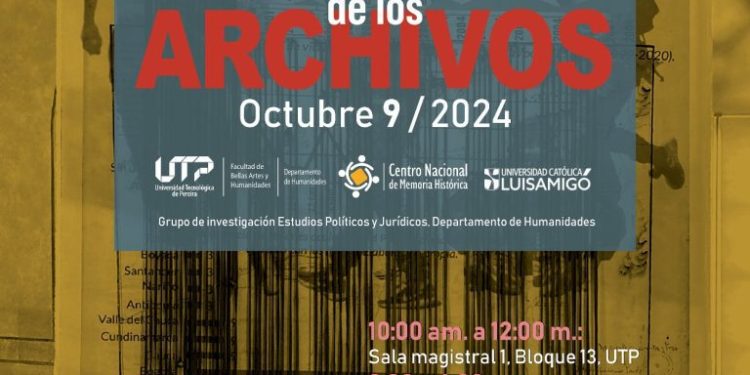 Jornada conmemorativa Día Nacional de los Archivos, octubre 9 de 2024