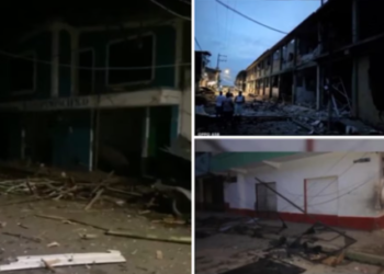 Nuevo atentado en Colombia, así quedó Guapi Cauca