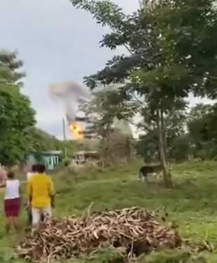 Impresionantes imágenes de la erupción del volcán San José de Mulatos en el Urabá antioqueño