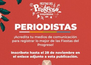 Los medios de comunicación tendrán lugar de privilegio en las Fiestas del Progreso