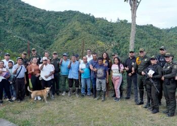 Vereda Manzanares: donde la seguridad se fortalece y la confianza renace, de la mano de la Gobernación