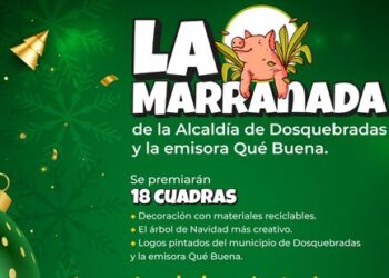 Alcaldía y emisora Qué Buena premian la creatividad de 18 cuadras en Dosquebradas