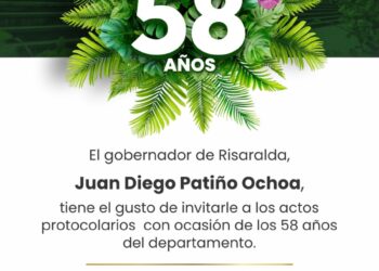 Con actos protocolarios se celebrarán los 58 años de Risaralda este 1 de febrero