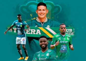 Estos son los futbolistas colombianos que acompañarán a James Rodríguez en León de México