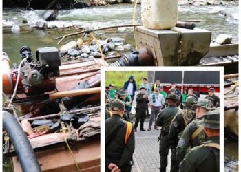 ‘OPERACIÓN PANGEA’ en contra de la minería ilegal en Risaralda