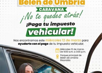 Belén y Mistrató recibirán la Caravana ‘¡No te quedes atrás!, ¡paga tu Impuesto Vehicular!’