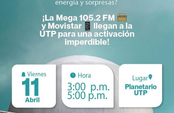 ¡Hoy la UTP vibra con La Mega y Movistar!