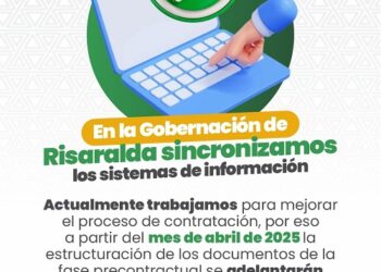 Gobernación de Risaralda sincroniza sistemas de información para mejorar la contratación