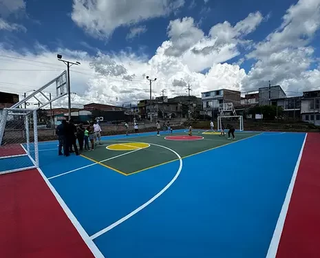 El Remanso ahora tiene un nuevo escenario deportivo para el fomento del deporte en la comunidad