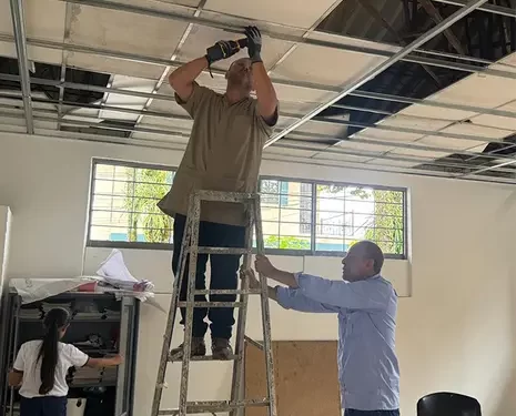 Alcaldía de Pereira realiza mejoramientos en la infraestructura educativa, garantizando espacios adecuados para el aprendizaje