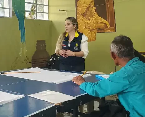 Barrio Alfonso López avanza en la elaboración de mapas de riesgo con apoyo de la Diger