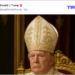 Trump postea en su cuenta de Truth Social una foto vestido de papa