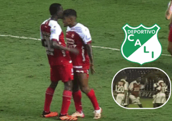 Escena entre jugadores de Santa Fe ya se había registrado 25 años atrás, precisamente, en un partido contra el Cali
