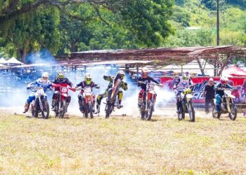 Gran espectáculo de velocidad se vivió en la nueva pista de motociclismo del municipio de La Virginia