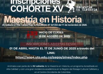 La Maestría en Historia tiene abiertas sus inscripciones