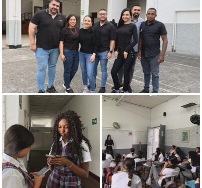 Secretaría TIC de Pereira, capacitó en prevención al ciberacoso a estudiantes de la Institución Educativa Boyacá