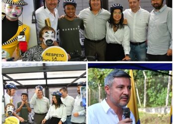 La nueva estación cuenta también con bicicletas violetas, equipadas con GPS y articuladas con la App Mujer Segura, liderada por la Oficina de la Mujer de la Alcaldía de Pereira.