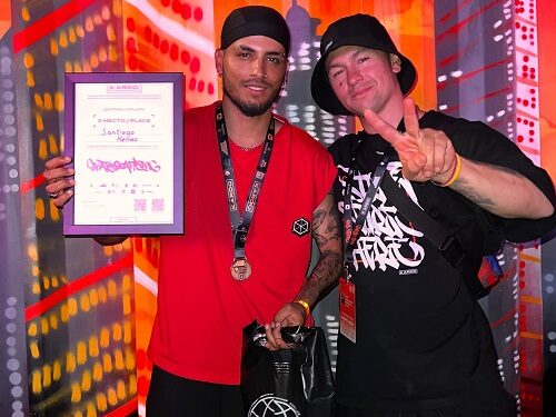 El risaraldense Santiago Henao subió al podio del Campeonato Mundial de Skate, en Rusia