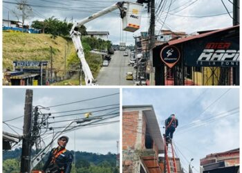 La modernización del alumbrado público llegó a Villa Santana
