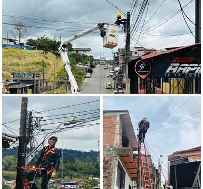 La modernización del alumbrado público llegó a Villa Santana