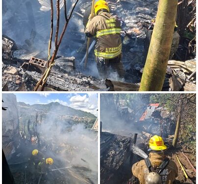 Incendio en Nacederos consumió dos viviendas
