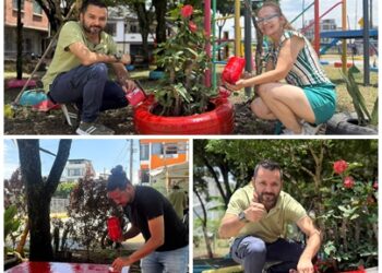 Alcaldía de Pereira y comunidad trabajan juntos en la recuperación del parque del barrio Perla del Sur