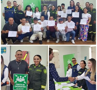 Se gradúa el primer equipo comunitario de gestión del riesgo en Pereira