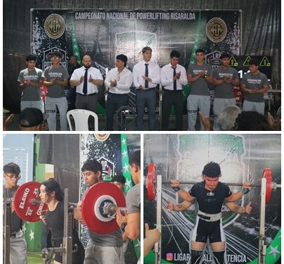 Pereira vivió el primer Campeonato Nacional de Powerlifting