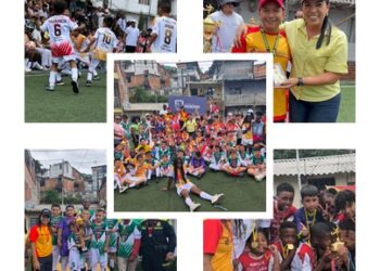 Villa Santana vivió la final del Mundialito de Fútbol con Valores