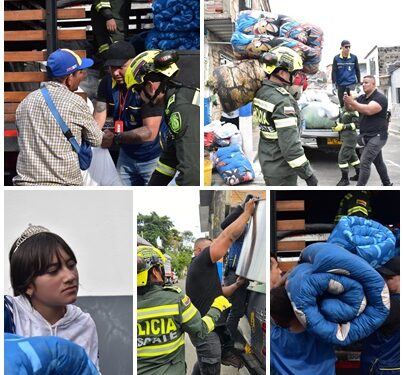 Alcaldía de Pereira entregó ayudas humanitarias a las familias afectadas por incendio en Villa Santana