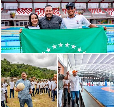 El gobernador Juan Diego Patiño se la juega por el deporte en Risaralda