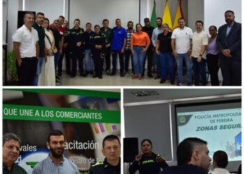 Alcaldía de Pereira se reunió con comerciantes del Centro y la Policía, para continuar fortaleciendo la seguridad de este sector