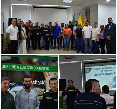 Alcaldía de Pereira se reunió con comerciantes del Centro y la Policía, para continuar fortaleciendo la seguridad de este sector