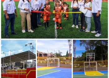En Pereira 4 comunas más recibieron escenarios deportivos intervenidos y mejorados para el disfrute de la comunidad