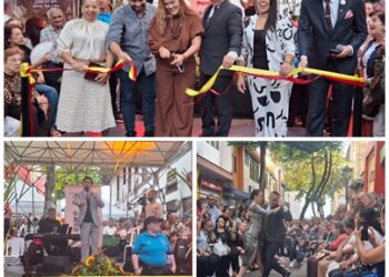 La peatonal de la calle 22 entre 7 y 8, se convirtió en el epicentro del tango en Pereira