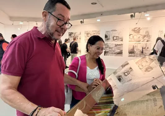 Cuatro expositores, exhiben sus obras en la Sala Carlos Drews y el Centro Cultural Lucy Tejada, durante las Fiestas de la Cosecha