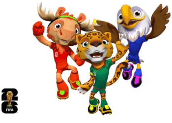 FIFA presentó a las tres mascotas del Mundial 2026: por qué eligieron un águila, un jaguar y un alce