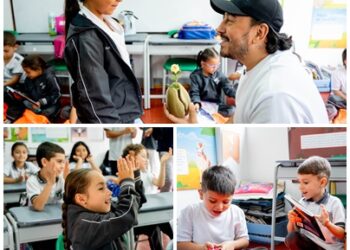 Más de tres mil estudiantes de Apía y Santuario recibieron de la Gobernación su kit escolar