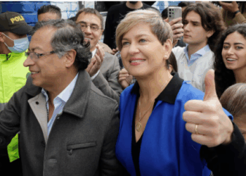 Separarse de Gustavo Petro no le impide a Verónica Alcocer seguir en el rol de primera dama