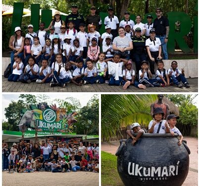 En una salida escolar promovida por Megabús y Megacable, 100 niños visitaron el Bioparque Ukumarí