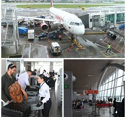 Aumenta el flujo de pasajeros internacionales en el Aeropuerto Internacional Matecaña