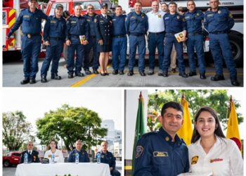 El Cuerpo Oficial de Bomberos Pereira, conmemoró el Día Nacional del Bombero