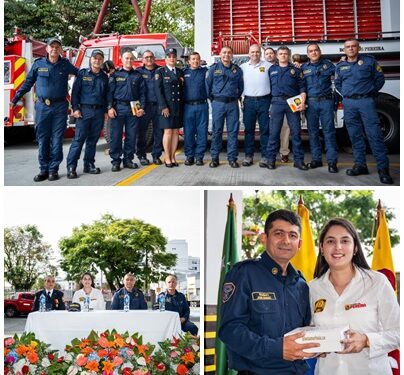 El Cuerpo Oficial de Bomberos Pereira, conmemoró el Día Nacional del Bombero