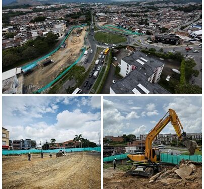 En cuatro frentes de trabajo avanzan las obras de la Nueva Intersección Corales