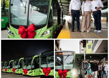 Megabús pone en operación 13 buses articulados Euro VI y avanza en la modernización del sistema