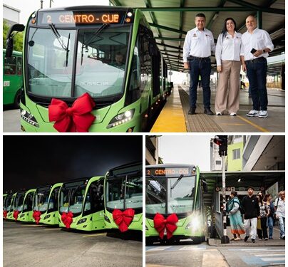 Megabús pone en operación 13 buses articulados Euro VI y avanza en la modernización del sistema