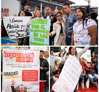 Alcalde Mauricio Salazar, presentó a las familias de la comuna Río Otún los avances del Plan Padrino