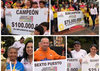 Más de 6.000 participantes de la zona rural pereirana hicieron historia en los Juegos Campesinos 2025