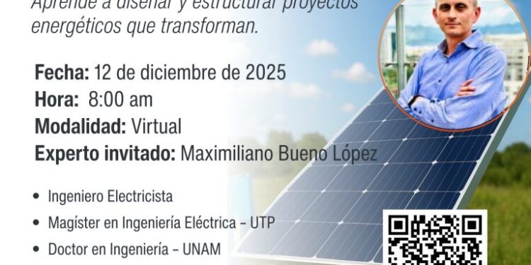 Invitación al Webinar: Formulación de Proyectos Energéticos Sostenibles