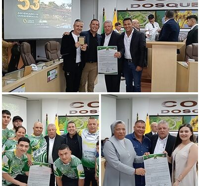 Concejo de Dosquebradas conmemora la excelencia ciudadana en Solemne Sesión